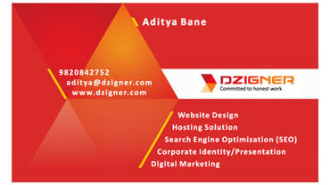 Designer Visiting Card Sample / Portfolio