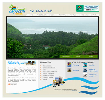 Hotel website sample